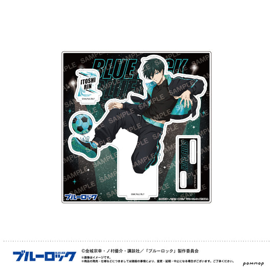 ブルーロック_アクリルスタンドナイトサッカー(B 糸師 凛)
