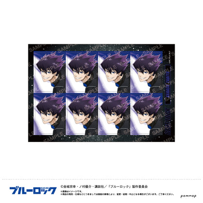 ブルーロック_証明写真風シールナイトサッカー(D 烏 旅人)