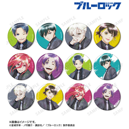 ブルーロック_描き下ろし スーツモデルver. Ani-Art aqua label トレーディンググリッター缶バッジ(単位/コンプリートBOX/12パック入り)