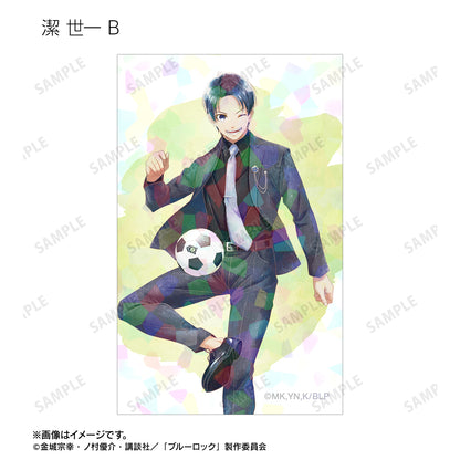 ブルーロック_描き下ろし スーツモデルver. Ani-Art aqua label トレーディングホログラムイラストカード(単位/コンプリートBOX/18パック入り)