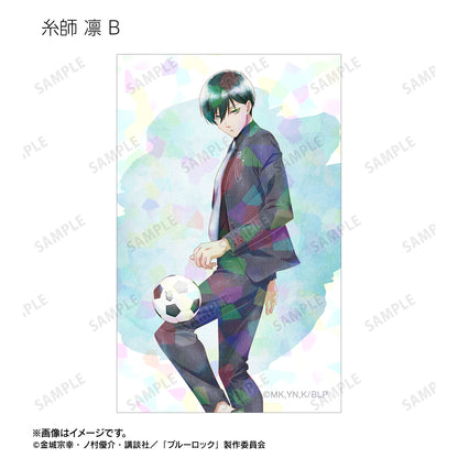 ブルーロック_描き下ろし スーツモデルver. Ani-Art aqua label トレーディングホログラムイラストカード(単位/コンプリートBOX/18パック入り)