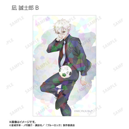 ブルーロック_描き下ろし スーツモデルver. Ani-Art aqua label トレーディングホログラムイラストカード(単位/コンプリートBOX/18パック入り)