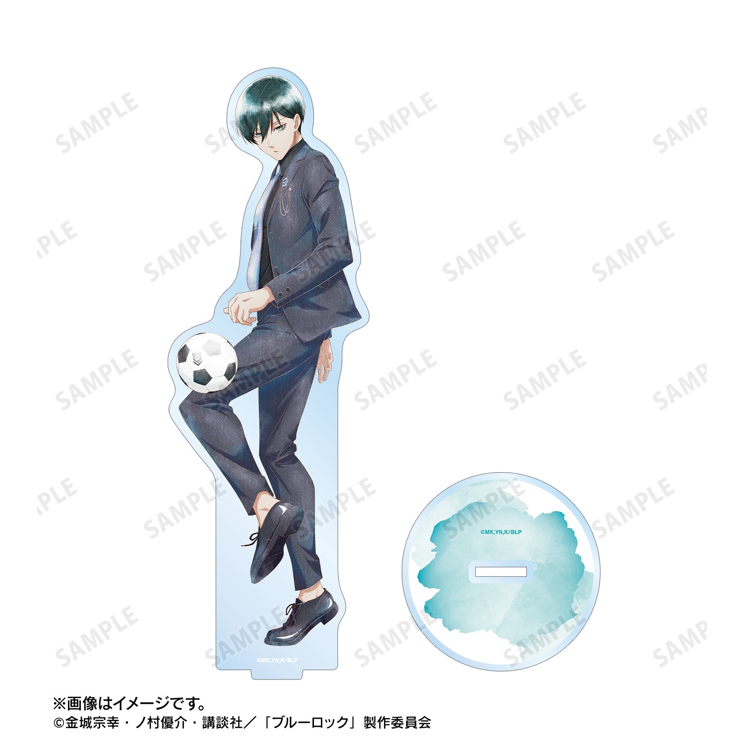 ブルーロック_描き下ろし 糸師 凛 スーツモデルver. Ani-Art aqua label BIGアクリルスタンド