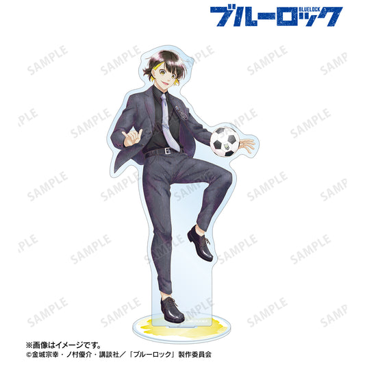 ブルーロック_描き下ろし 蜂楽 廻 スーツモデルver. Ani-Art aqua label BIGアクリルスタンド