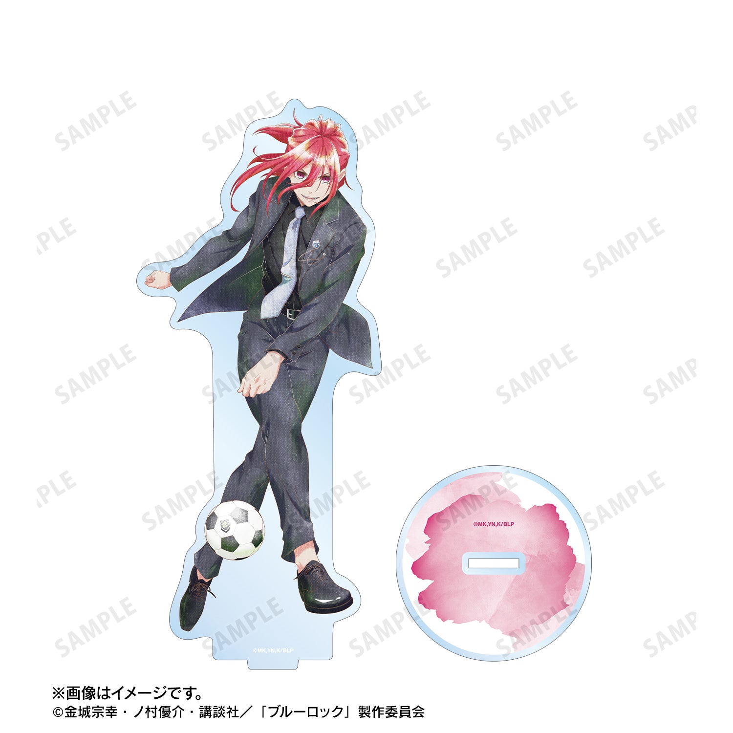 ブルーロック_描き下ろし 千切 豹馬 スーツモデルver. Ani-Art aqua label BIGアクリルスタンド