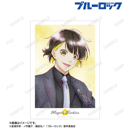 ブルーロック_描き下ろし 蜂楽 廻 スーツモデルver. Ani-Art aqua label A3マット加工ポスター