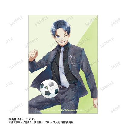 ブルーロック_描き下ろし 潔 世一 スーツモデルver. Ani-Art aqua label ブロマイド2枚セット