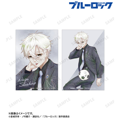 ブルーロック_描き下ろし 凪 誠士郎 スーツモデルver. Ani-Art aqua label ブロマイド2枚セット