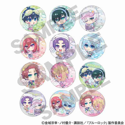 ブルーロック_トレーディンググリッター缶バッジ　ゆめかわスポーティ　【コンプリートBOX／12個入り】