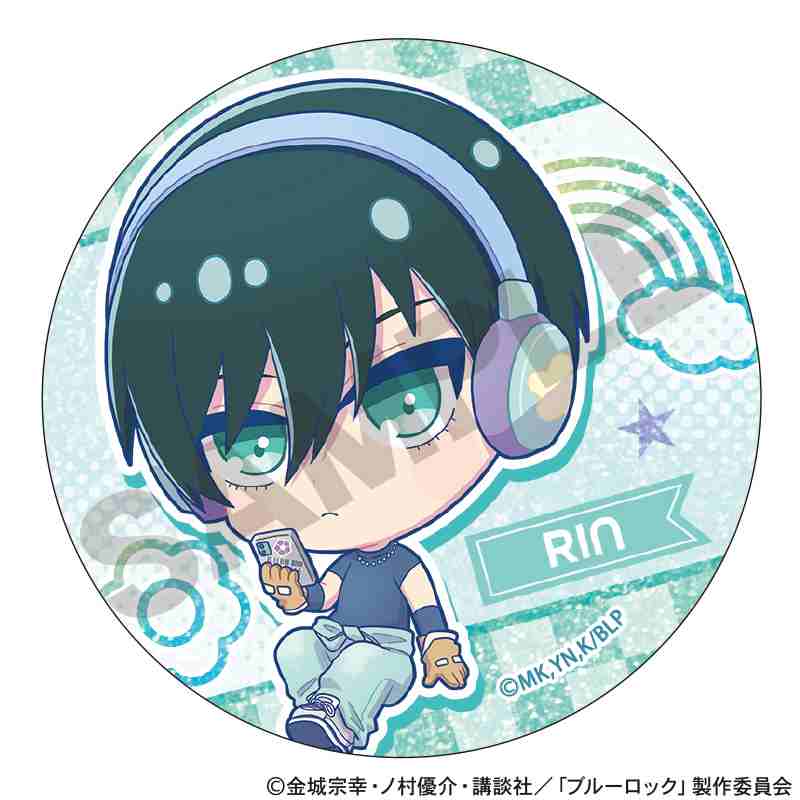 ブルーロック_トレーディンググリッター缶バッジ　ゆめかわスポーティ　【コンプリートBOX／12個入り】