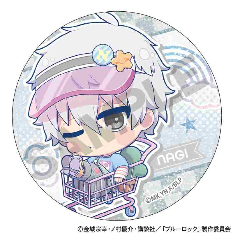 ブルーロック_トレーディンググリッター缶バッジ　ゆめかわスポーティ　【コンプリートBOX／12個入り】