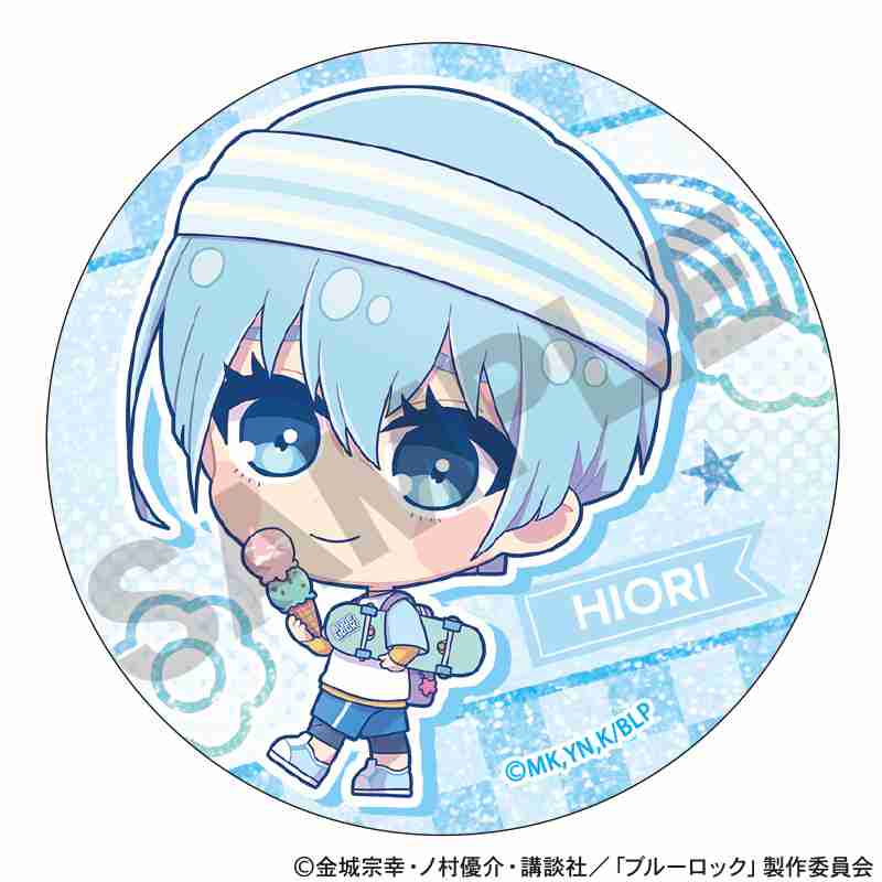 ブルーロック_トレーディンググリッター缶バッジ　ゆめかわスポーティ　【コンプリートBOX／12個入り】