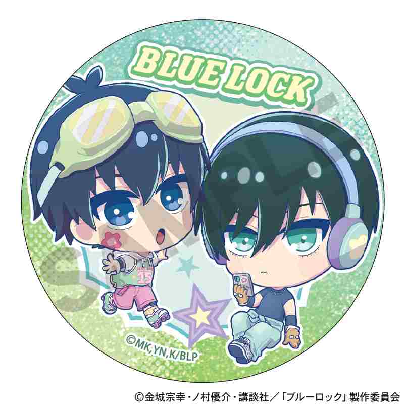 ブルーロック_トレーディンググリッター缶バッジ　ゆめかわスポーティ　【コンプリートBOX／12個入り】