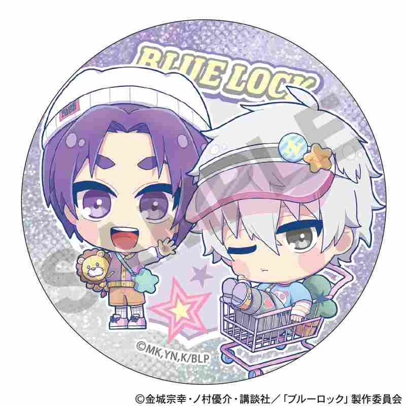 ブルーロック_トレーディンググリッター缶バッジ　ゆめかわスポーティ　【コンプリートBOX／12個入り】