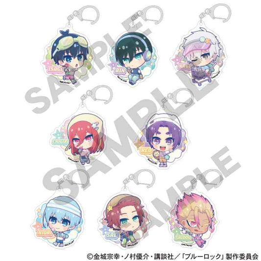 ブルーロック_トレーディングアクリルキーホルダー　ゆめかわスポーティ　【コンプリートBOX／8個入り】