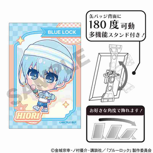 ブルーロック_アート缶バッジ　氷織羊　ゆめかわスポーティ
