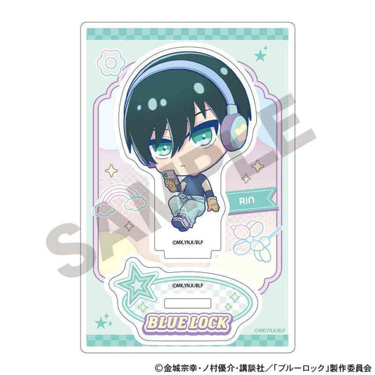 ブルーロック_アクリルスタンド　糸師凛　ゆめかわスポーティ
