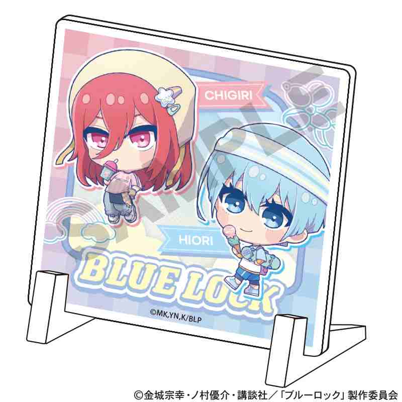 ブルーロック_ミニアクリルパネル　千切＆氷織　ゆめかわスポーティ