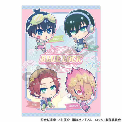 ブルーロック_シングルクリアファイル　ピンク　ゆめかわスポーティ