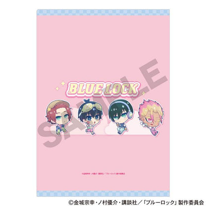 ブルーロック_シングルクリアファイル　ピンク　ゆめかわスポーティ