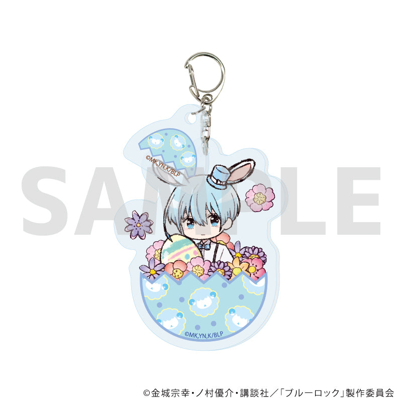 ブルーロック_パーツ付きアクリルキーホルダー 11/氷織 羊 イースターver.(グラフアートイラスト)