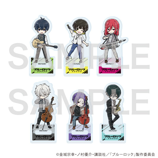 ブルーロック_アクリルぷちスタンド10/バンドver. BOX(全6種)(グラフアートイラスト)【コンプリートBOX/6個入り】