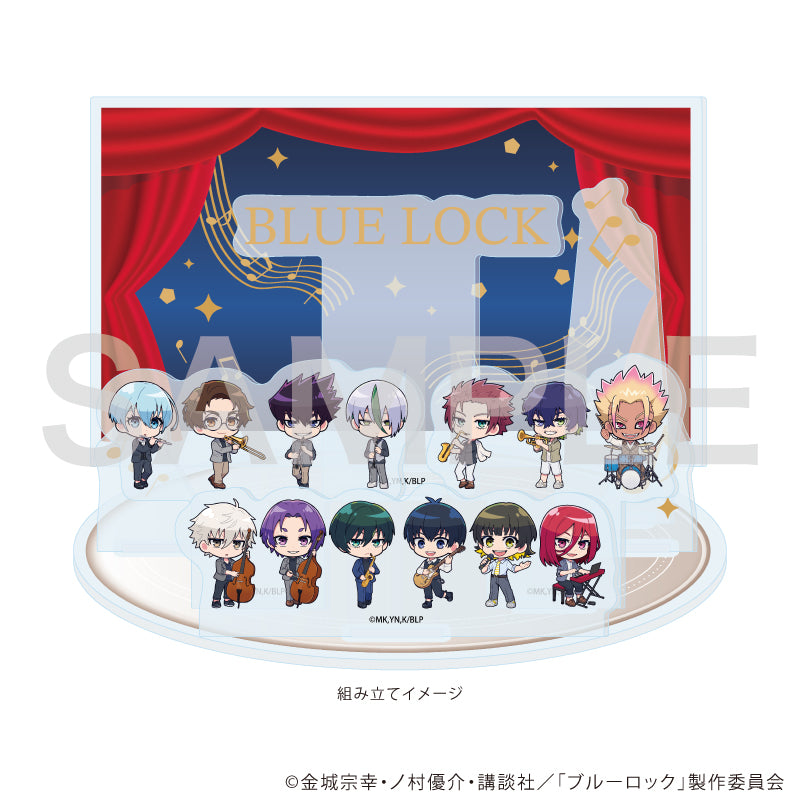 ブルーロック_アクリルジオラマ07/集合デザイン バンドver.(ミニキャライラスト)