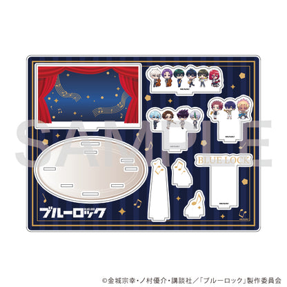 ブルーロック_アクリルジオラマ07/集合デザイン バンドver.(ミニキャライラスト)