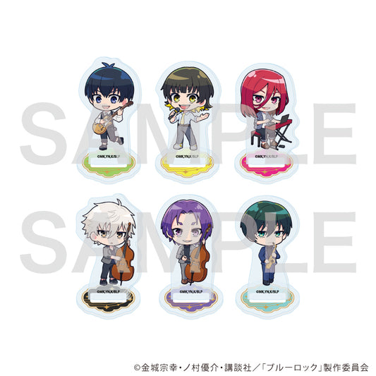 ブルーロック_アクリルぷちスタンド21/バンドver. BOX(全6種)(ミニキャライラスト)【コンプリートBOX/6個入り】