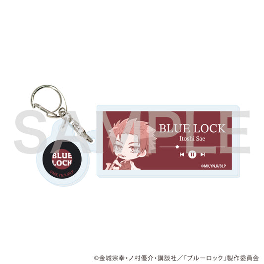 ブルーロック_パーツ付きアクリルキーホルダー24/糸師 冴 バンドver.(ミニキャライラスト)