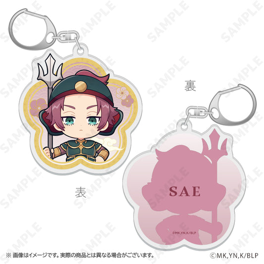 ブルーロック_両面アクリルキーホルダー 5 糸師冴 ふくふく七福神
