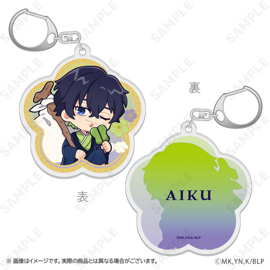 ブルーロック_両面アクリルキーホルダー 6 オリヴァ・愛空 ふくふく七福神