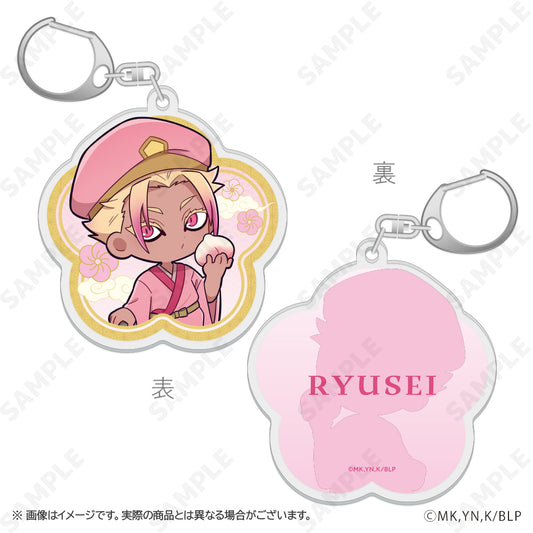 ブルーロック_両面アクリルキーホルダー 7 士道龍聖 ふくふく七福神
