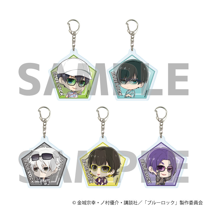 ブルーロック_アクリルキーホルダー11/サングラスver. BOX(全5種)(ミニキャライラスト)【コンプリートBOX/5個入り】