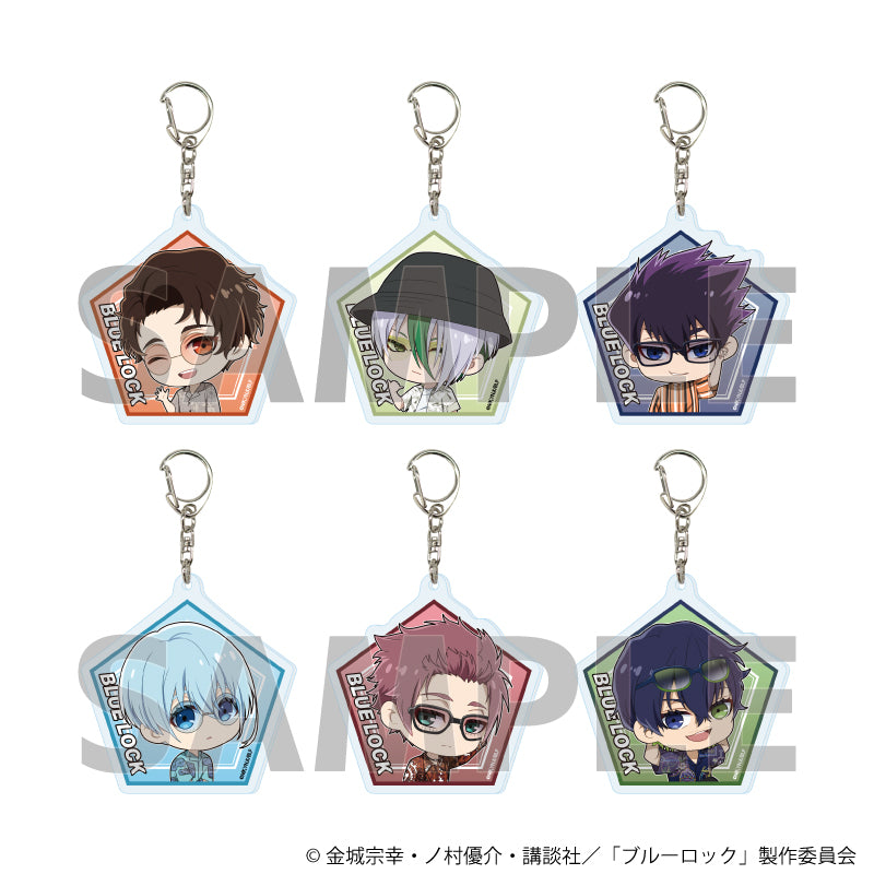 ブルーロック_アクリルキーホルダー12/サングラスver. BOX(全6種)(ミニキャライラスト)【コンプリートBOX/6個入り】