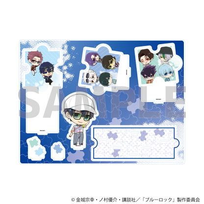 ブルーロック_アクリルジオラマ08/集合デザイン サングラスver.(ミニキャライラスト)