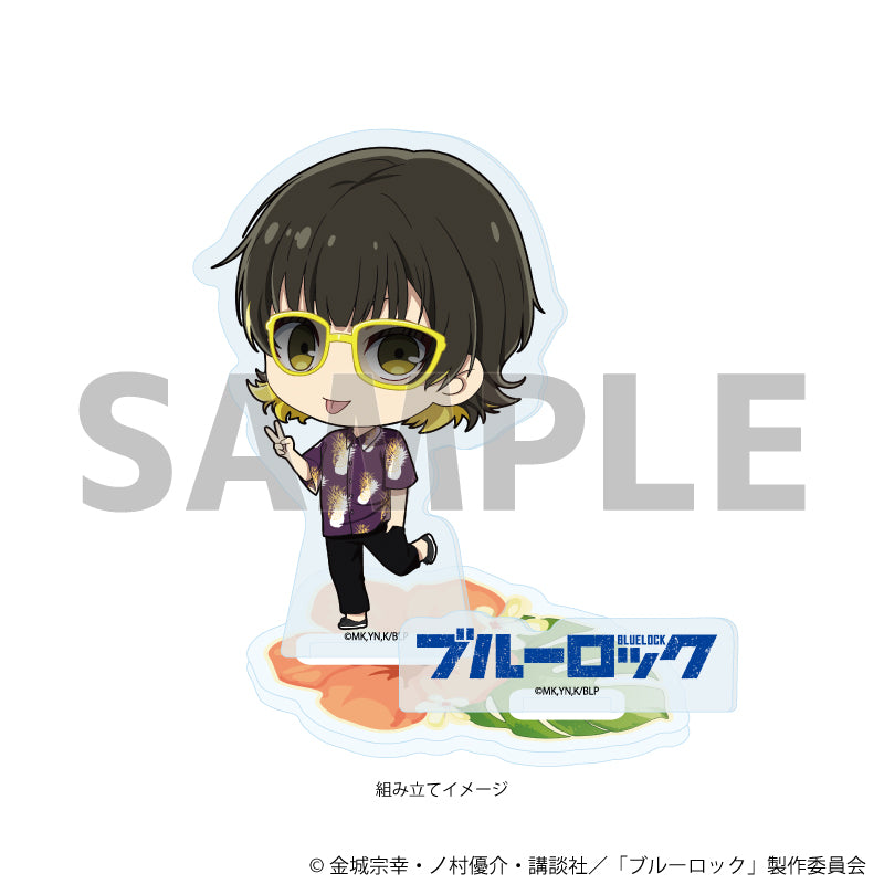 ブルーロック_アクリルスタンドプレート09/蜂楽 廻 サングラスver.(ミニキャライラスト)