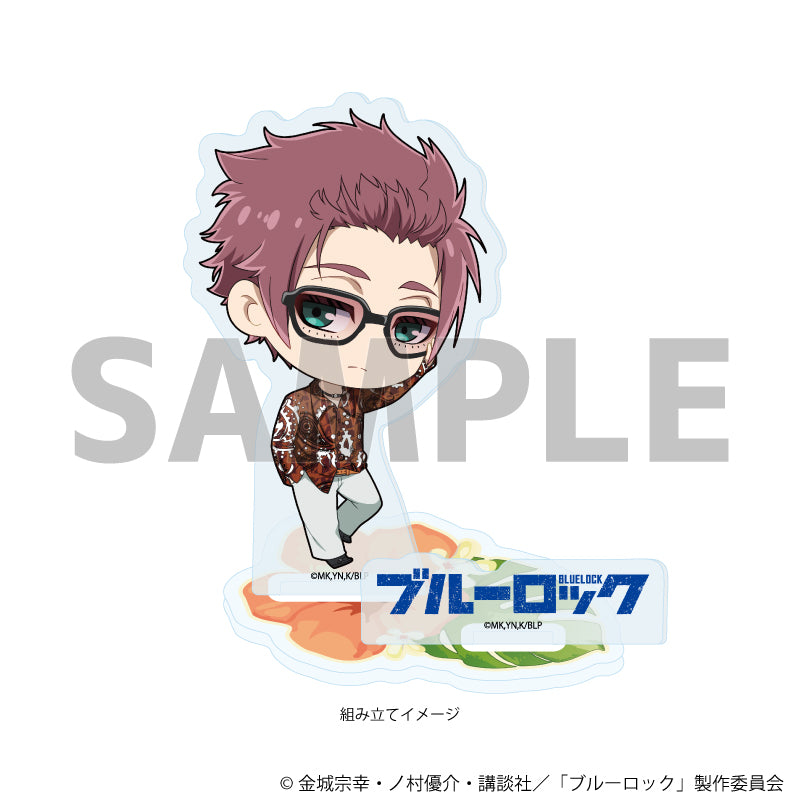 ブルーロック_アクリルスタンドプレート12/糸師 冴 サングラスver.(ミニキャライラスト)