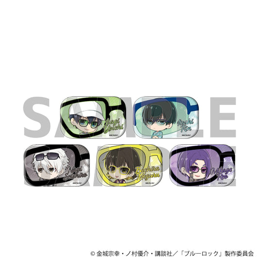 ブルーロック_スクエア缶バッジ01/サングラスver. BOX(全5種)(ミニキャライラスト)【コンプリートBOX/5個入り】