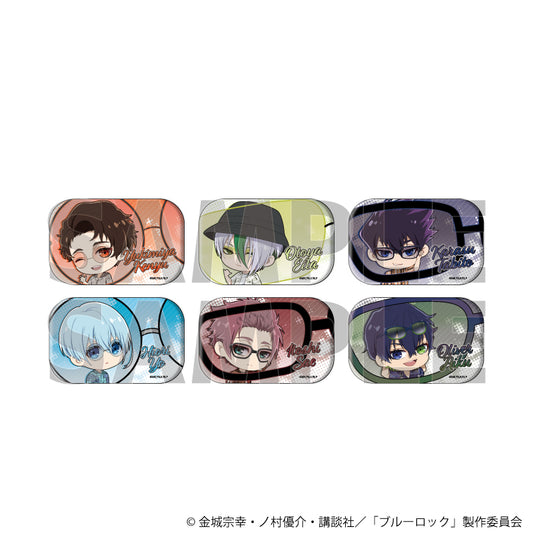 ブルーロック_スクエア缶バッジ02/サングラスver. BOX(全6種)(ミニキャライラスト)【コンプリートBOX/6個入り】