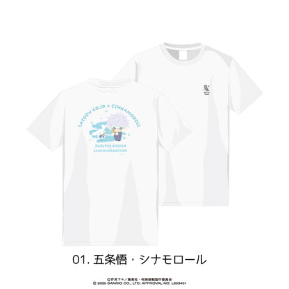 呪術廻戦_Tシャツ01.五条悟・シナモロール	