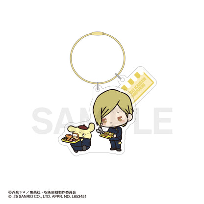呪術廻戦_カラーワイヤーキーホルダー 04.七海建人・ポムポムプリン