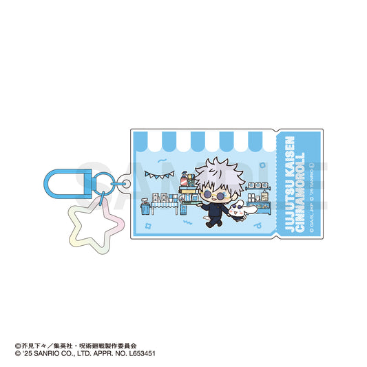 呪術廻戦_カラーアクリルチャーム 01.五条悟・シナモロール