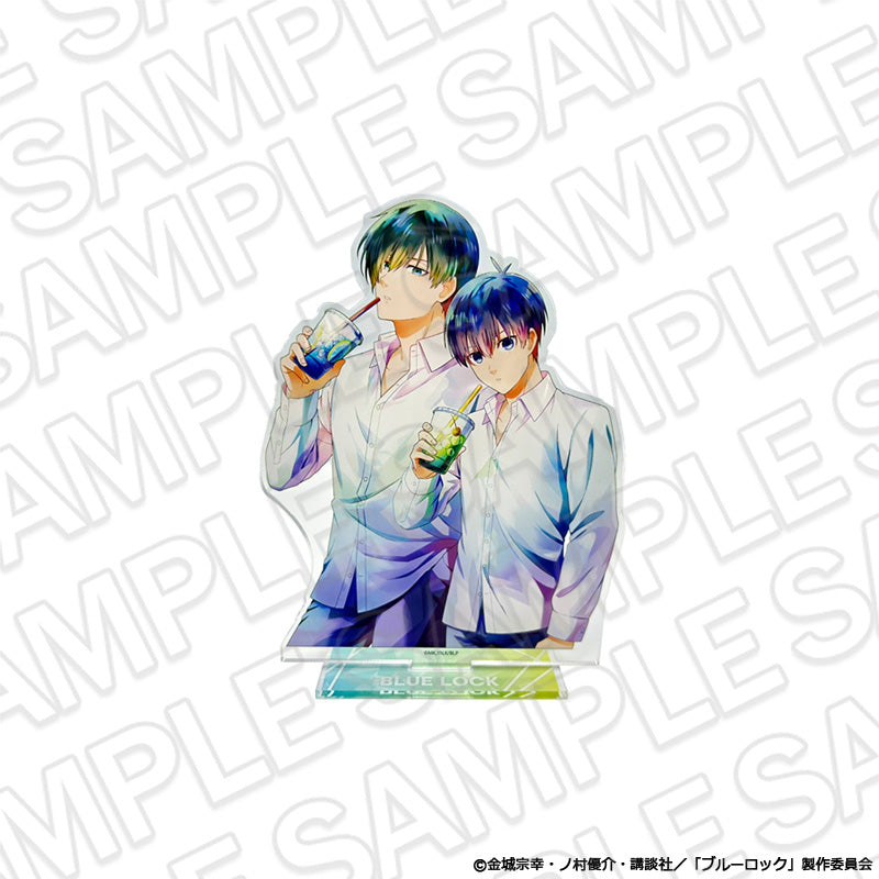 ブルーロック_アクリルフィギュア PALE TONE series 潔 世一&糸師 凛
