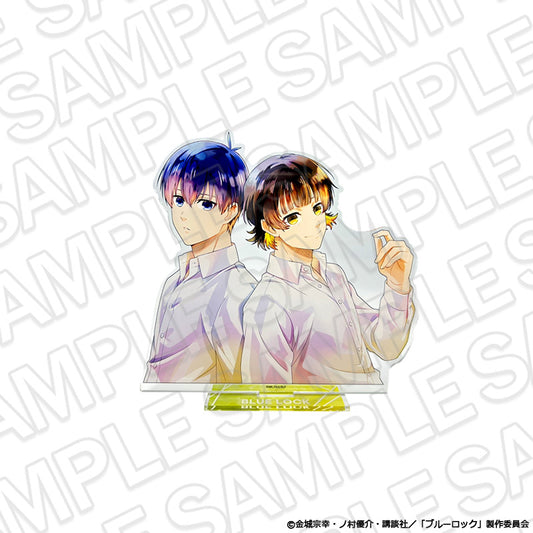 ブルーロック_アクリルフィギュア PALE TONE series 潔 世一&蜂楽 廻