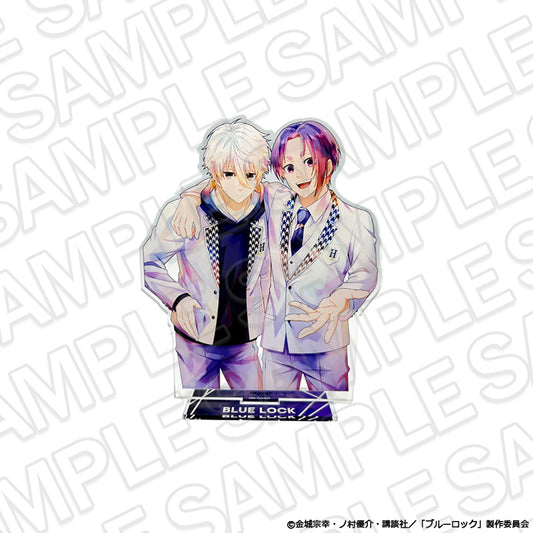 ブルーロック_アクリルフィギュア PALE TONE series 凪 誠士郎&御影玲王 A