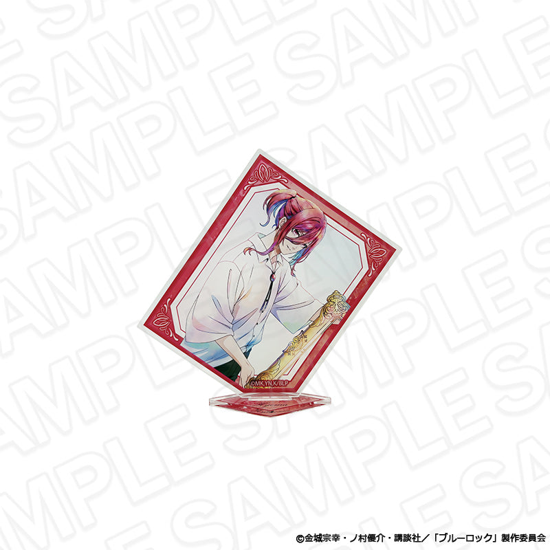 ブルーロック_カード型アクリルスタンド PALE TONE series 千切豹馬 Frame ver.