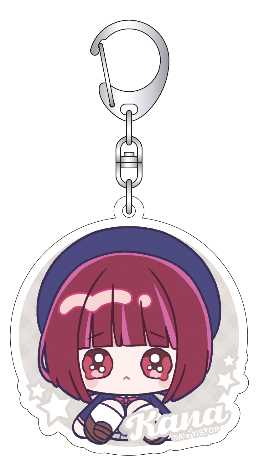 【推しの子】_ホログラムアクリルキーホルダー／みにぴえんず　有馬かな