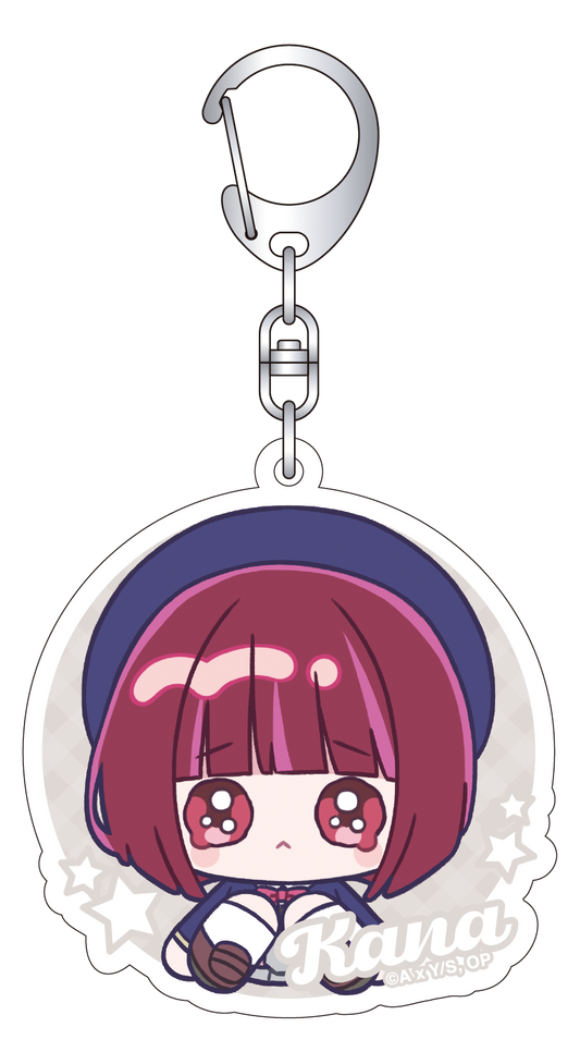 【推しの子】_ホログラムアクリルキーホルダー／みにぴえんず　有馬かな