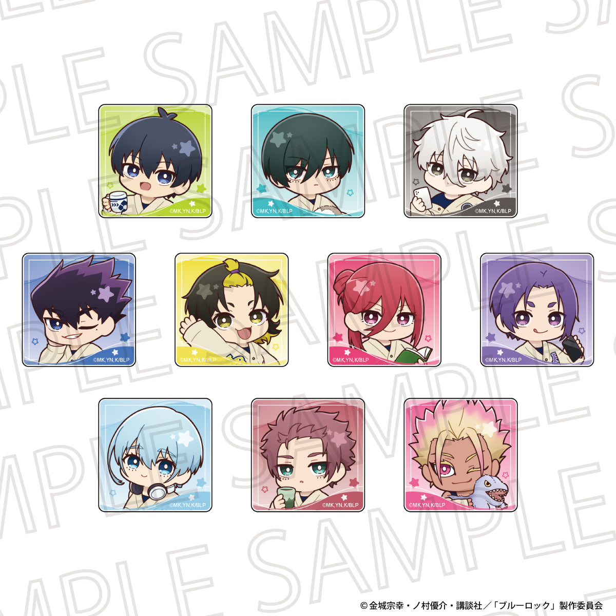 ブルーロック_りらたいむ　ブロックシール　糸師 冴